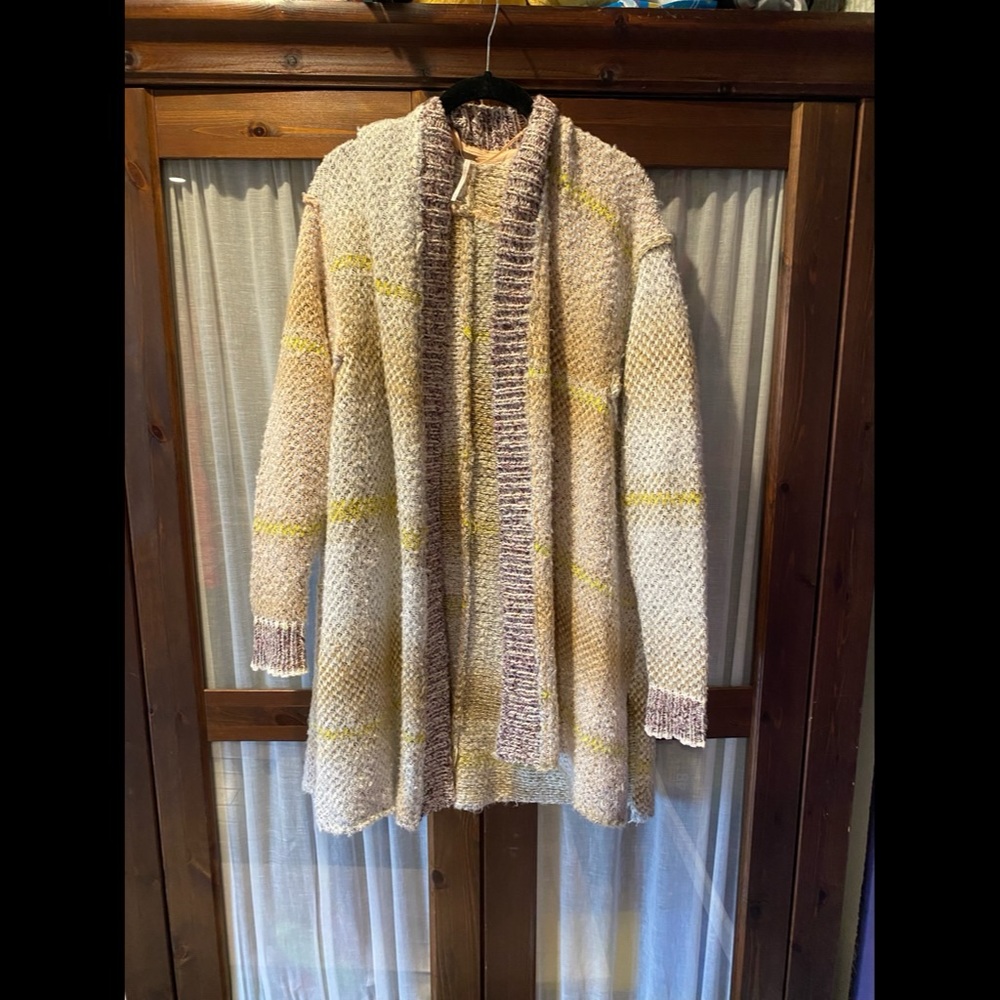 Free people cozy open front cardigan